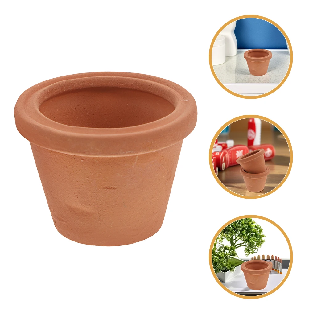

3Pcs Mini Ceramic Pots for Succulents - Compact Round Planters with Drainage Ideal for Desk Window Sill Office Home Decor Indoor