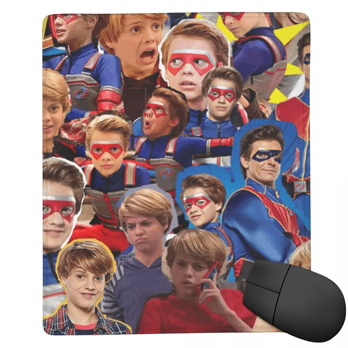 Henry Danger Mouse Pad Computer Keyboard Mouse Mat Gaming PC Laptop Desk Mat Office Accessories