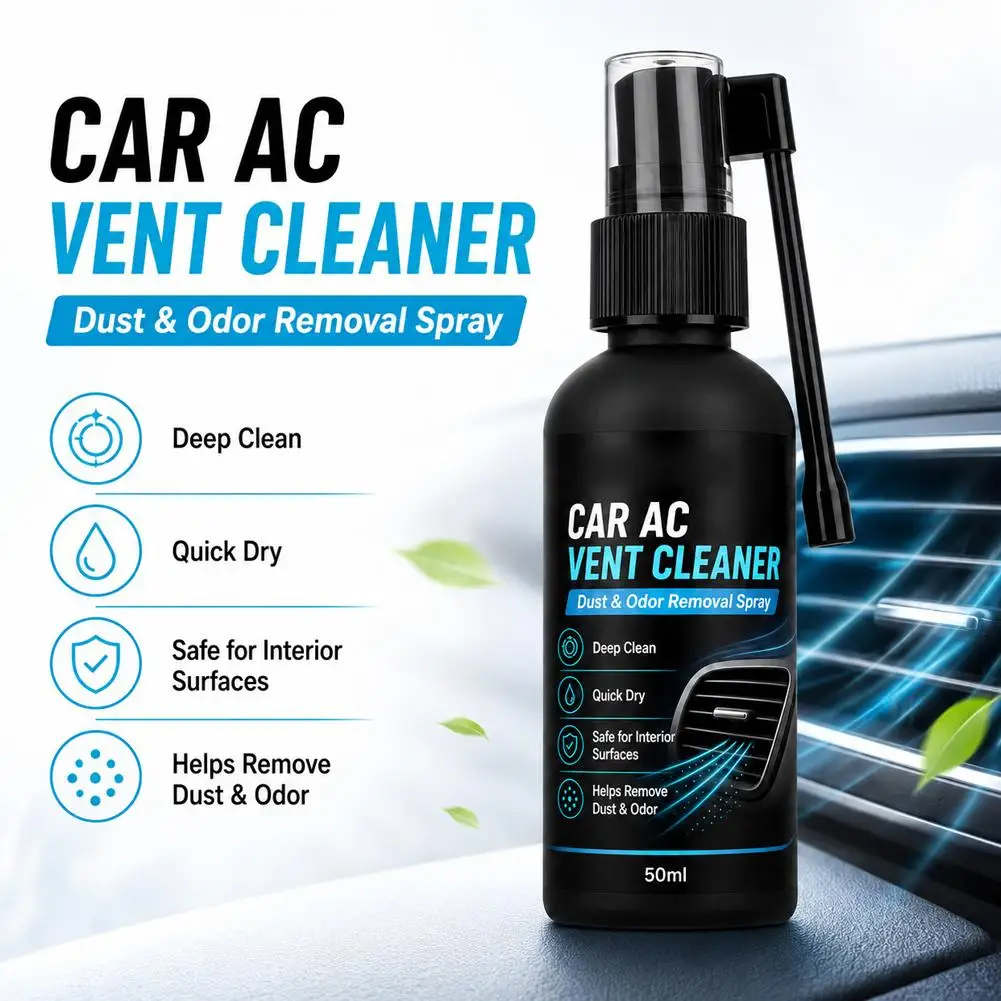 Car Air Conditioner Cleaner Spray Summer AC Vent Foam Deep Dust Cleaning Deodorizer Removal Quick Dry Auto Interior Accessories