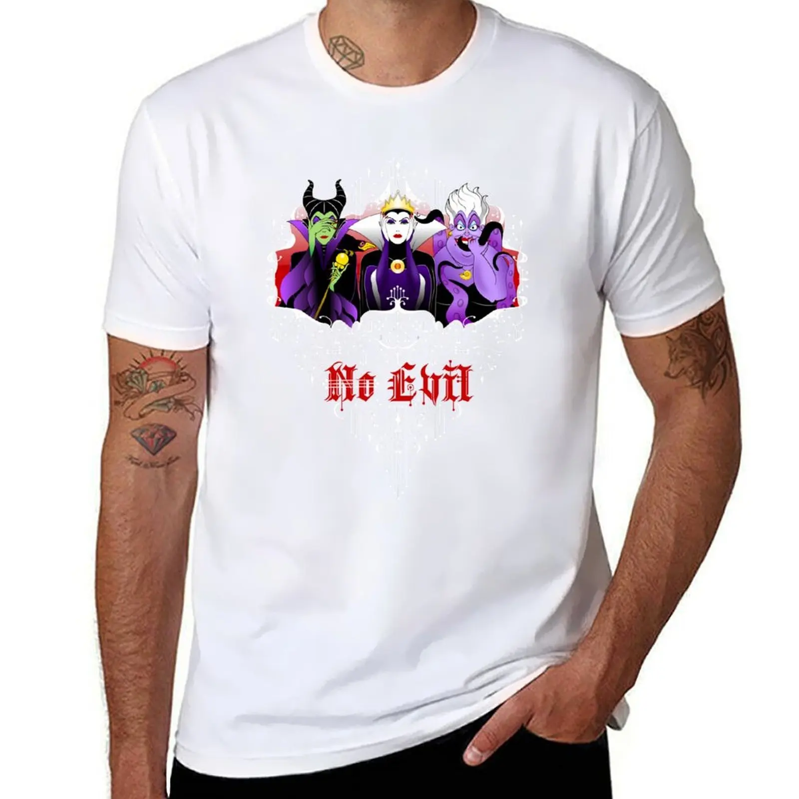 

Three Wise Villains (Purple) T-Shirt t shirt man designer man tshirt T-Shirt