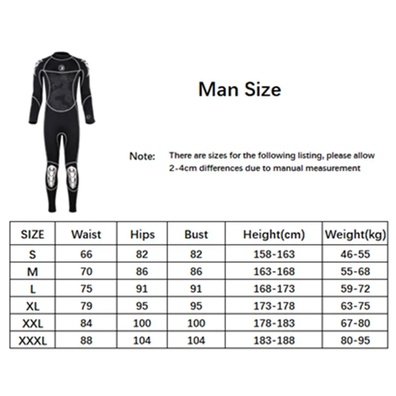 Hisea 3mm Women Men Neoprene Wetsuit Color Stitching Surf Diving Swimming Equipment Shorty Full Body  Snorkeling Surfing