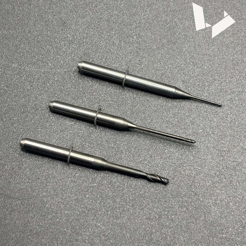 VHF 5 Axis Machines ZIRCONIA Milling - Z060-R2D-40 Z100-R2D-40 Z200-R3D-40 Double & Triple Tooth Diamond Coated Cutter