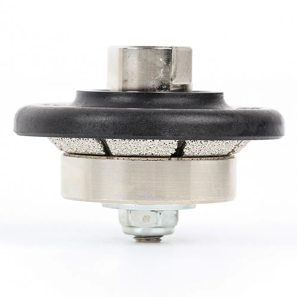 Raizi Vacuum Brazed Bevel Edge Diamond Hand Grinding Profile Wheel Router Bits for Granite Marble Concrete Countertops