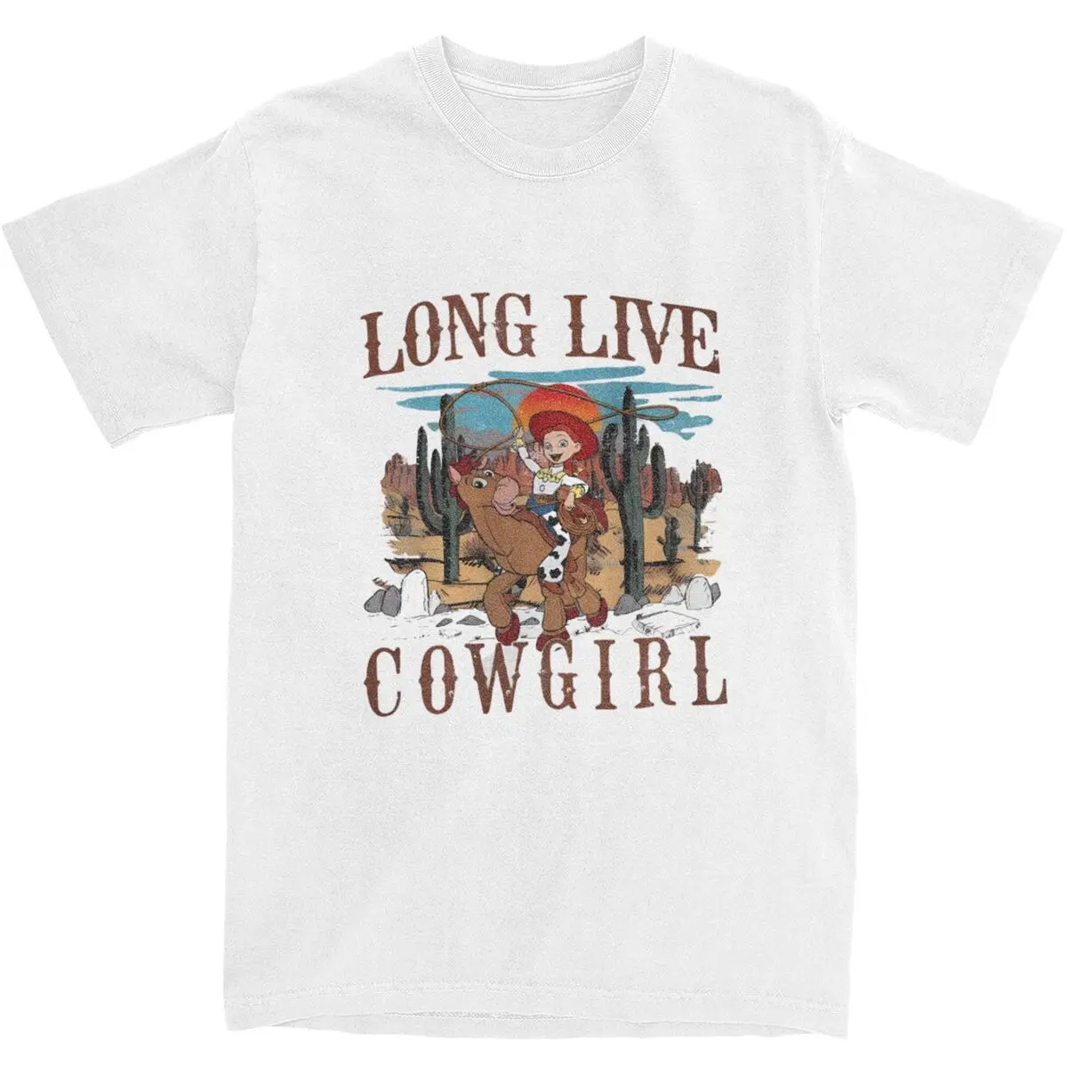 

Toy Story Cow Gril T Shirt Male Y2K Basic Cotton T Shirts Summer O-Neck Novelty Tee Shirt Wholesale Oversized Clothing