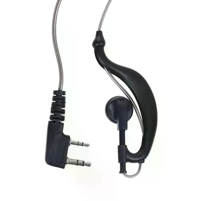 1 قطعة سماعة أجهزة الراديو لجهاز الاتصال اللاسلكي 2 دبوس K-نوع سماعة الألومنيوم احباط سماعة #3