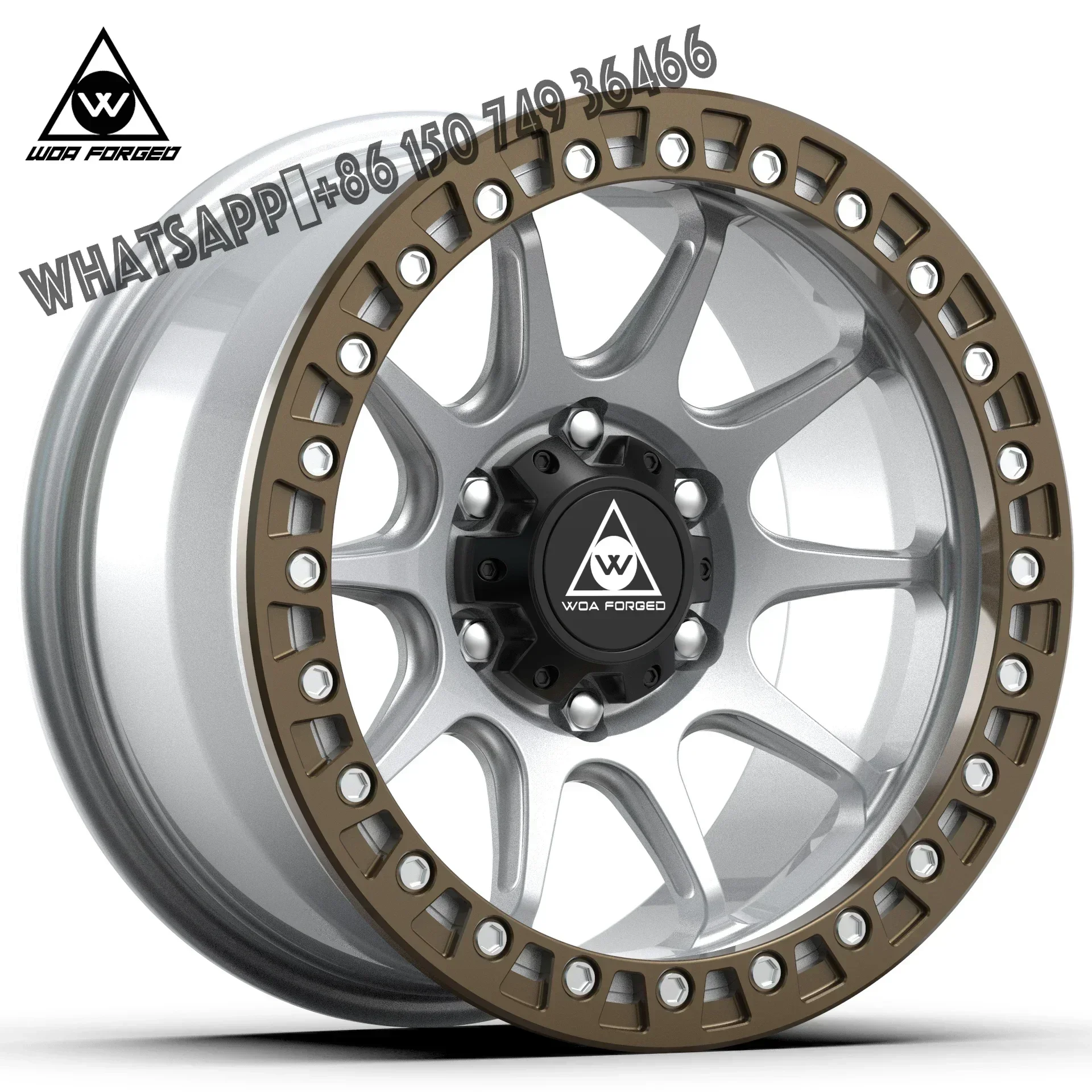 6061-T6 WOAFORGED Design 4X4 off Road Wheels  17 18  Inches 8J 8.5 9J 6X139.7 5X150 5X130 Car Wheels Alloy Rims Beadlock
