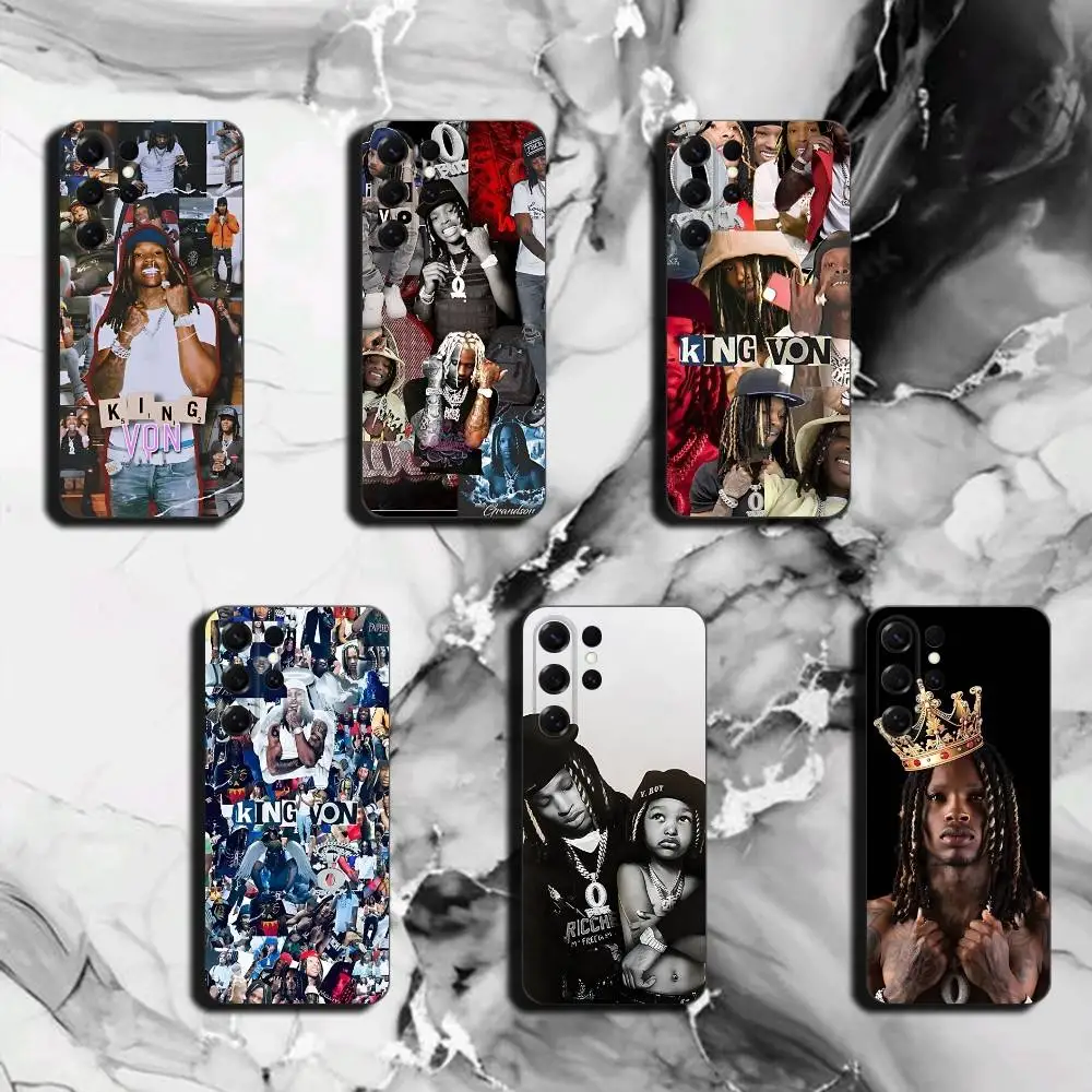 K-King Von-N Grandson  Phone Case for Samsung Galaxy S26 Ultra S22 Plus S21 FE Cover S21 23 24 25 Ultra