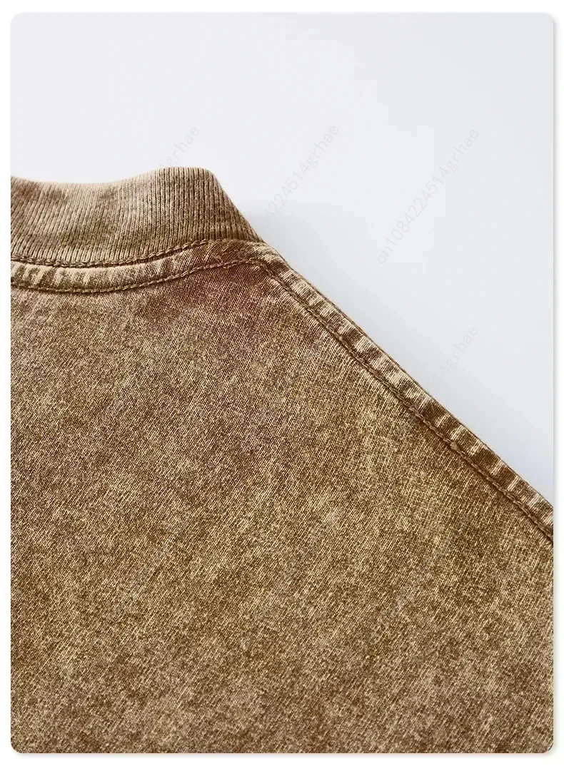 Forsakens Retro Campus estampado 100% algodón hombres novedad de verano estilo puro algodón cuello redondo Camiseta ajustada de manga corta de talla grande