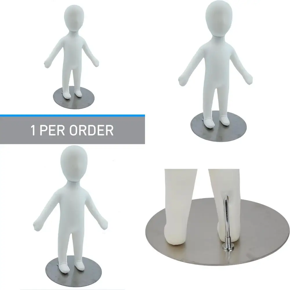 

Flexible 3-Month-Old Baby Mannequin, 24 Tall with Base, 18½ Without, Poseable with Sturdy Stand