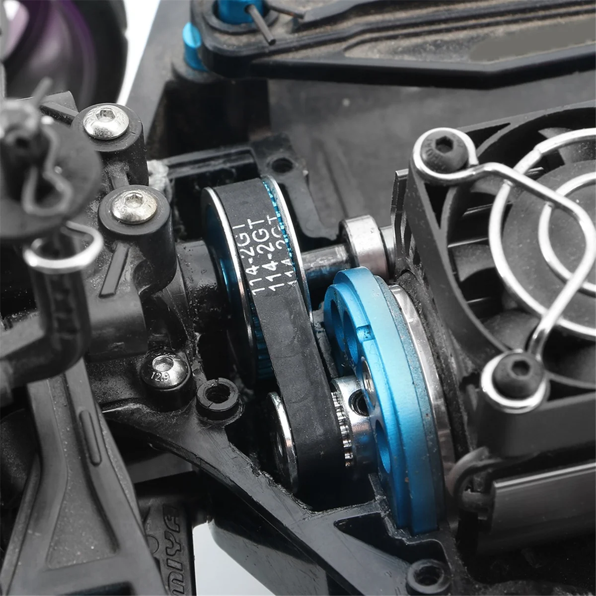 A15M Low Noise Belt Drive 16T 40T Transmission Gears System DIY Modify Upgrade Parts for TT02 TT-02 1/10 RC Car