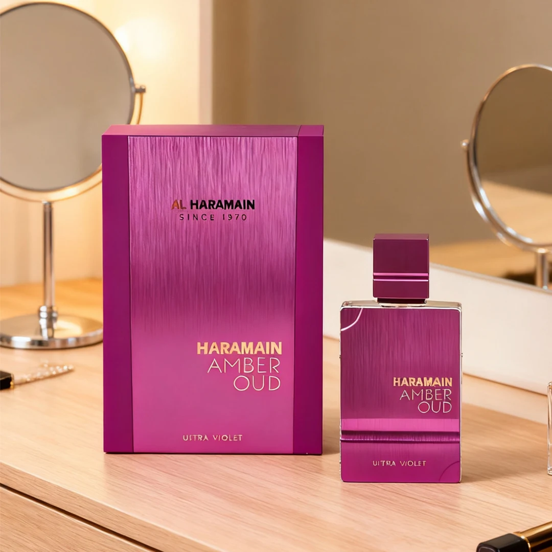 

Ультрафиолетовая парфюмерная вода Haramain Amber Oud 60 мл | Элегантный цветочный и аромат деревы | Стойкий парфюм для женщин