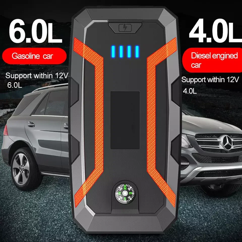 Jump Starter 12v 32000mAh High Power Car Jump Starter Power Bank / Multi-Function Portable Lithium Battery Car Jump Starter