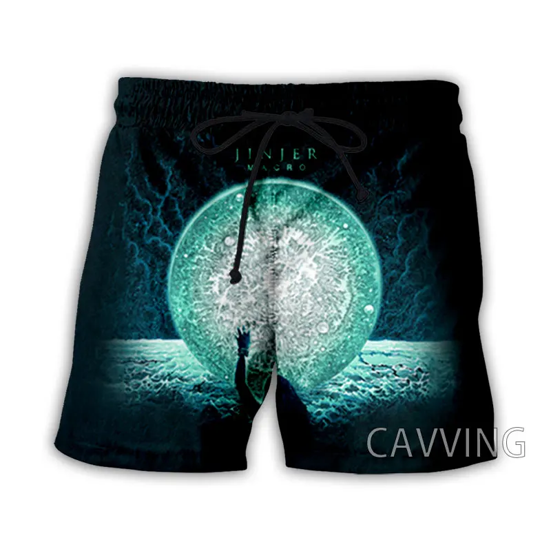 CAVVING 3D Printed  JINJER Band  Summer Beach Shorts Streetwear Quick Dry Casual Shorts Sweat Shorts for Women/men