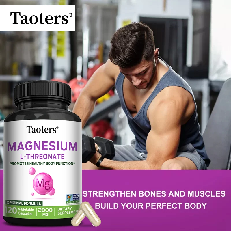 

Magnesium L-Threonate Supplement - Supports Quality of Sleep, Focus, Memory & Learning Brain Health - 120 Capsules