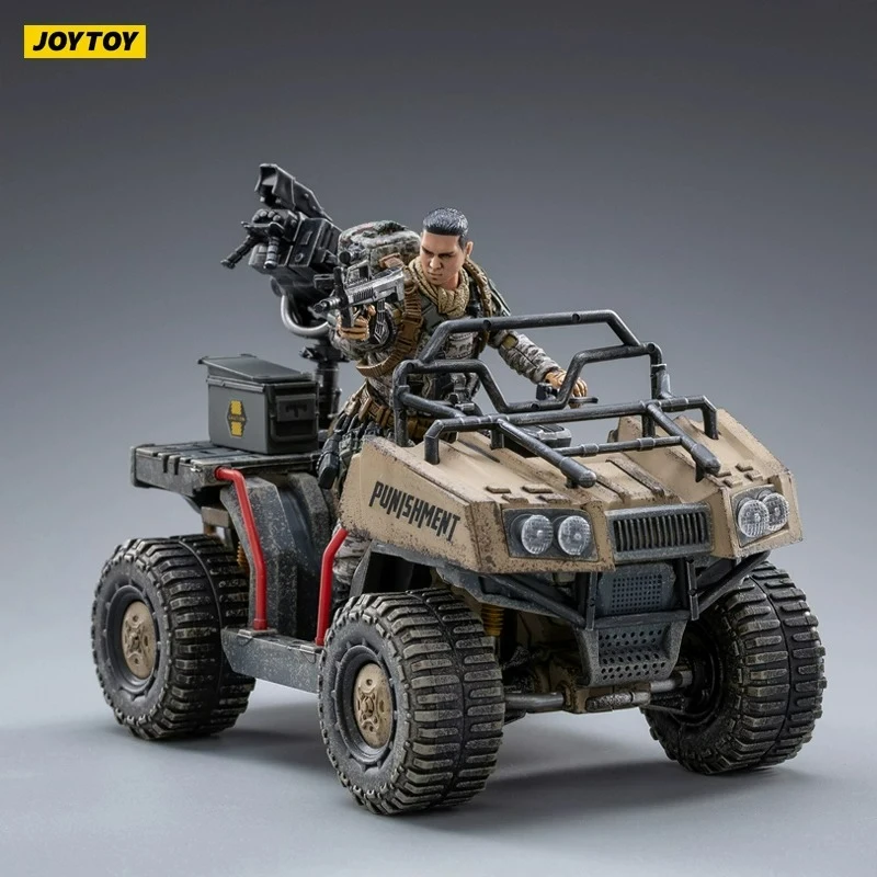 JOYTOY Wildcat 4WD Vehicle Sand & Gray Version with Feng Min PLA Special Forces Marine Corps 1/18 Action Figure