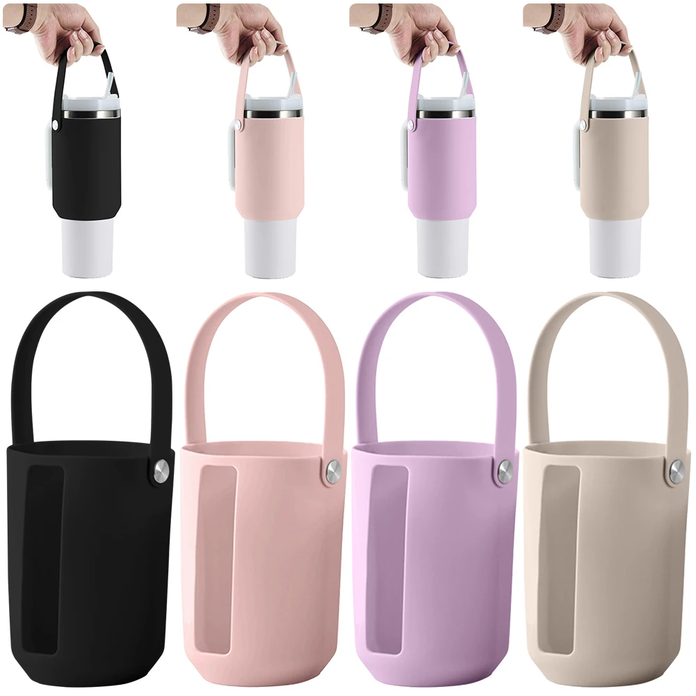 Silicone Cup Boot for 40oz Water Bottle Protective Sleeves Non-Slip Cup Sleeve Replaceable Water Bottle Boot Cover