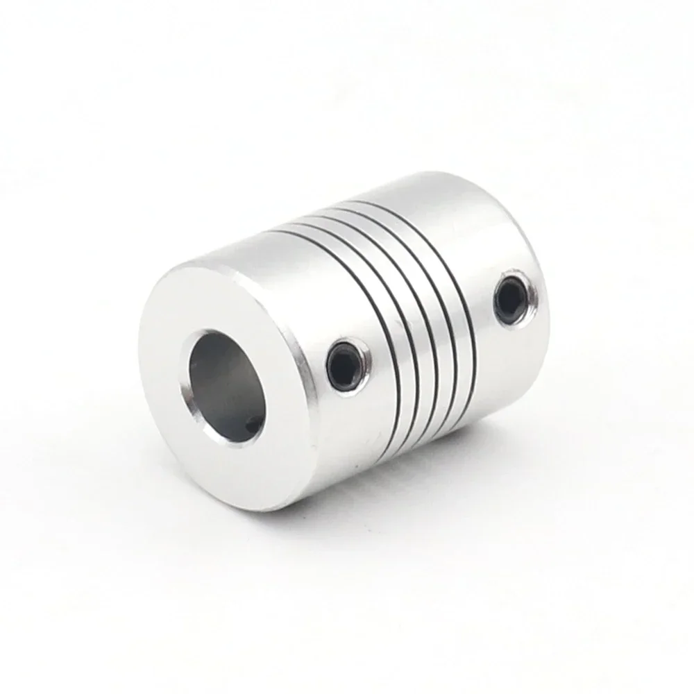 1pcs 8x10 8mm to 10mm D19L25 Aluminum Alloy Z Axis Flexible Coupling For Stepper Motor  Coupler Shaft Couplings 3D Printer Parts