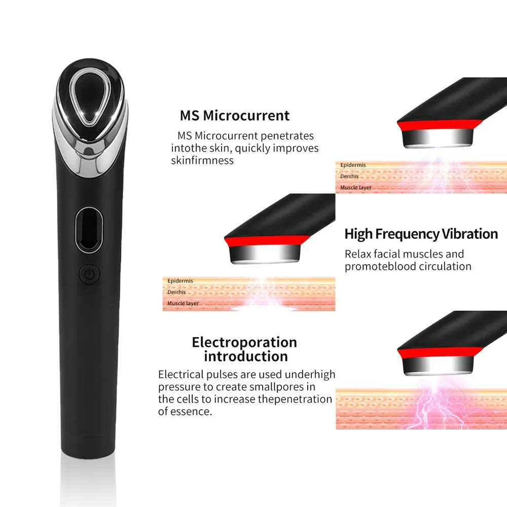 Portable rechargeable eye massager eye care beauty device eye infusion device