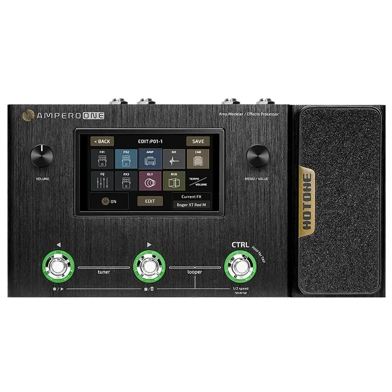 Ampero one 1 Dispositivo de efecto compuesto digital portátil Sintetizador de bajo de guitarra eléctrica