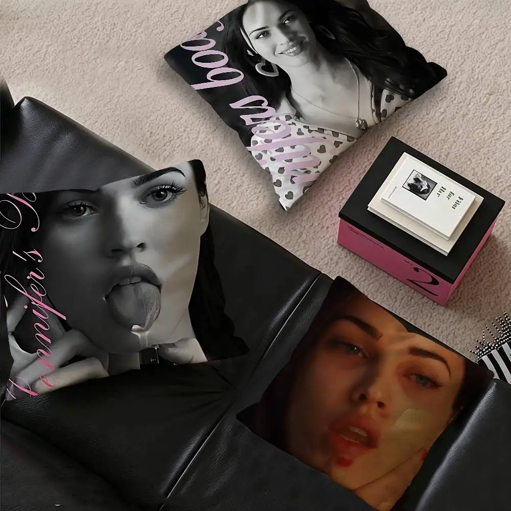 Pop Movie Jennifer Body Maple Design Cushion Cover Happy Autumn Harvest Decor Holiday Decorati Pillow Cover