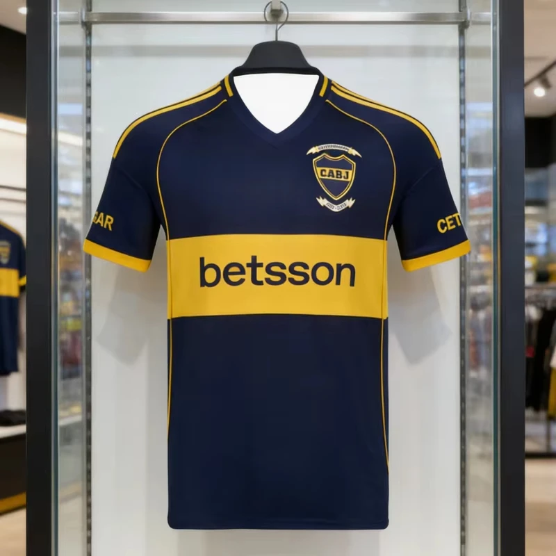 2026 Bestseller Boca Juniors Fan Customized Neutral Summer Breathable Short Sleeve T-shirt Fashion Sports Parent Child Clothing