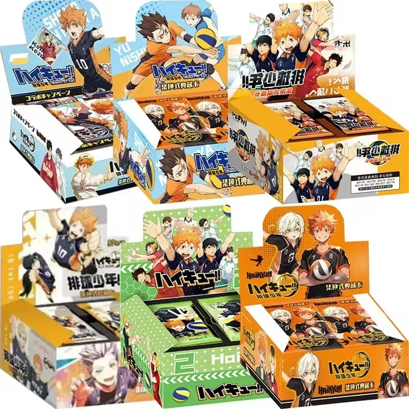 Haikyuu Card The Junkyard Showdown Is Coming Hotly with A Passionate Opening Shoyo Hinata Classic Collectible Card Toy and Gifts