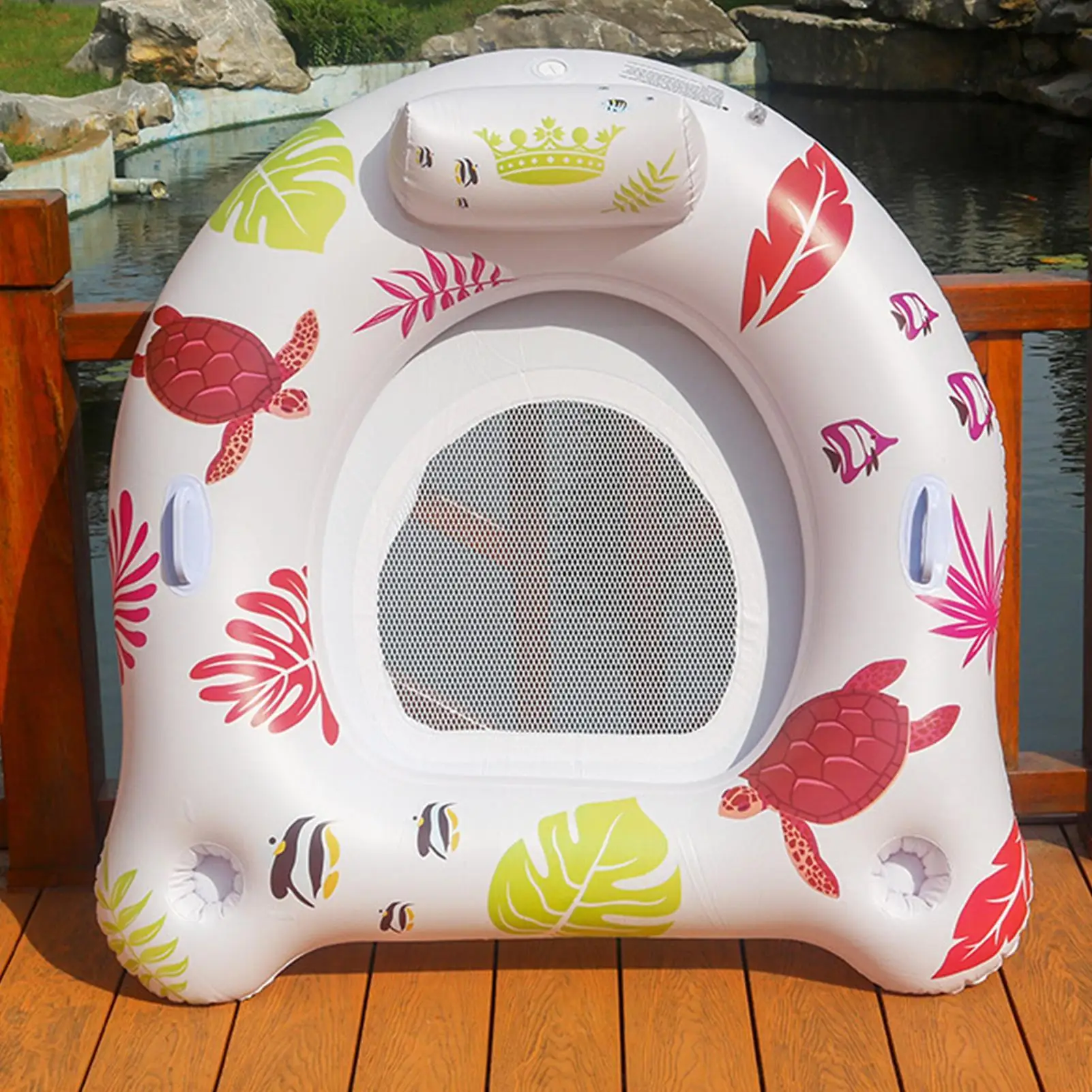 

Надувное кресло-шезлонг для бассейна, пляжа, отпуска, путешествий, загара и отдыха