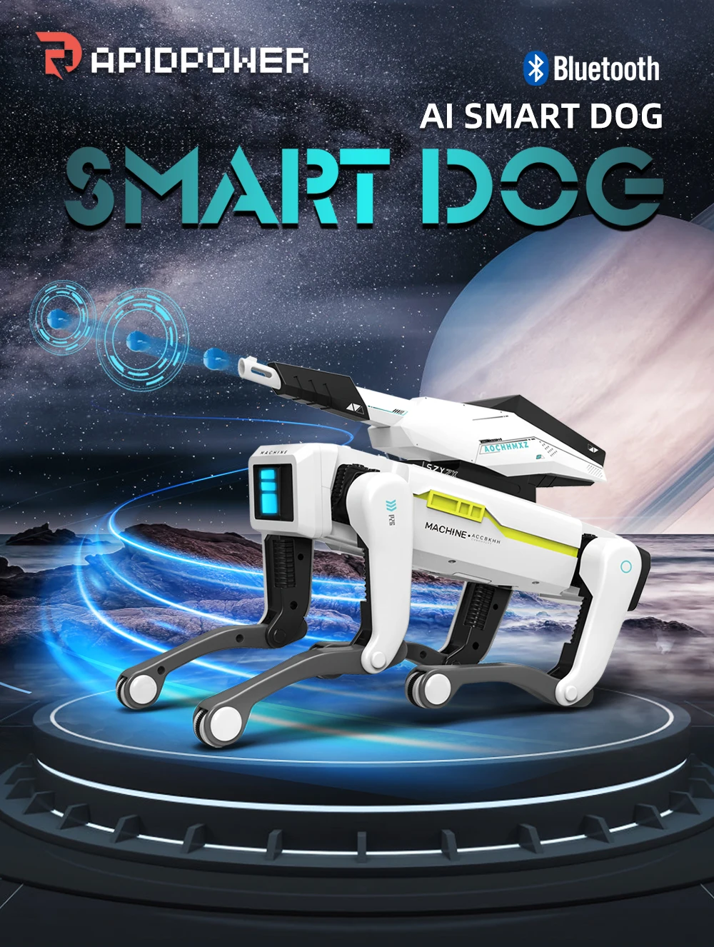 Chien robot télécommandé Teeggi
