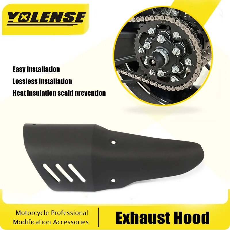 Motorcycle Accessories Exhaust System Heat Shield Cover Guard Anti-Scalding Shell For ZHANGXUE 820RR 820 RR