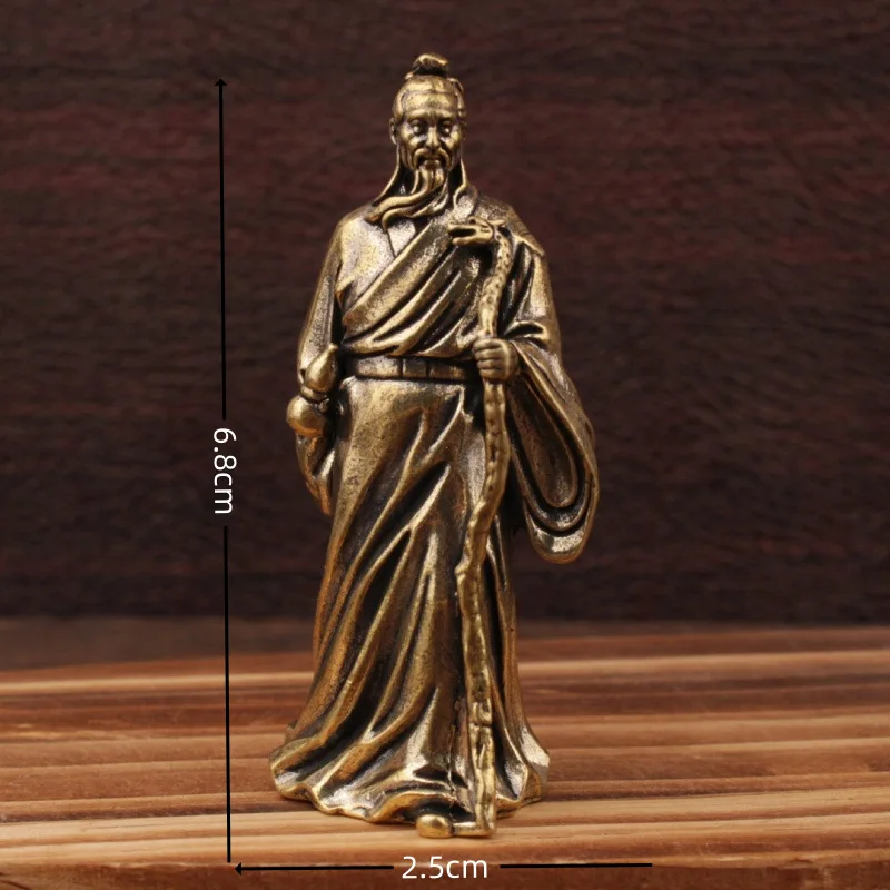 Brass Copper Craft Decoration Home Office Stall Hua Tuo Small Ornament