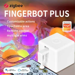 Tuya ZigBee Fingerbot Smart Fingerbot Schalter Knopf Drücker Smart Life Timer Unterstützung Alexa Google Assistent brauchen ZigBee Gateway