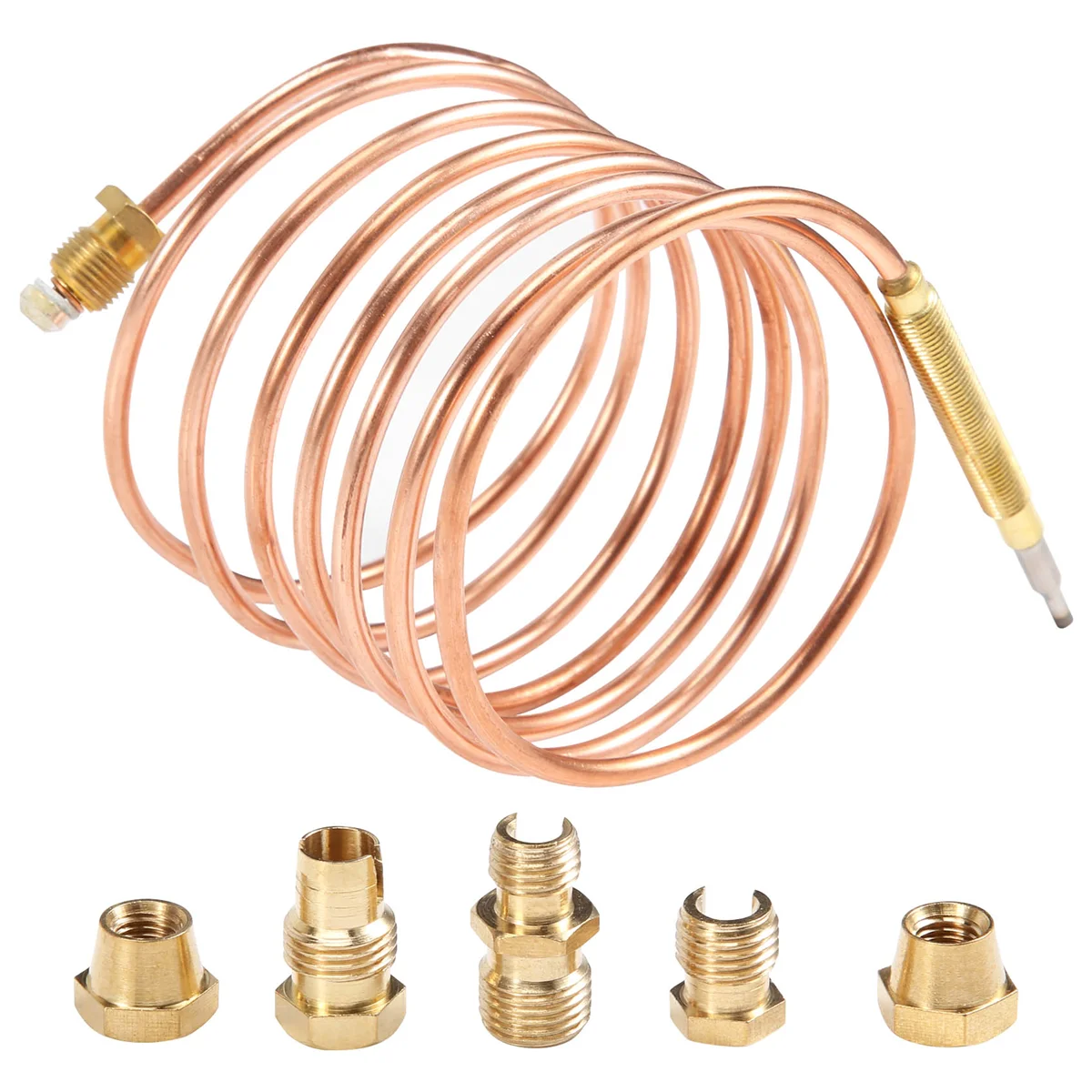 HEIßER 1500 Mm Gasherd Universal Thermoelement Kit M6X0,75 mit Überlauf Mutter (Fünf) Ersatz Thermoelement