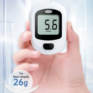 Blutzuckermesser Cofoe Yice mit Teststreifen Glycosimeter Diabetes Blutzuckermonitor für Diabetic Diabet Diabetes 8 Hauptverkaufssensor -Glykämie -Geräte - №7