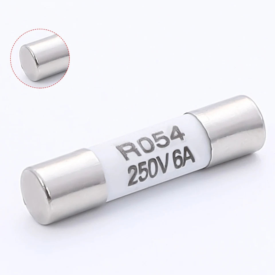 10PCS 5*20 6*30 Ceramic Fuse 250V 0.5A 1A 2A 3A 4A 5A 6A 7A 8A 10A 13A 15A 20A 30A 16A AMP Fast Blow Tube Fuses 5x25mm 6x25mm