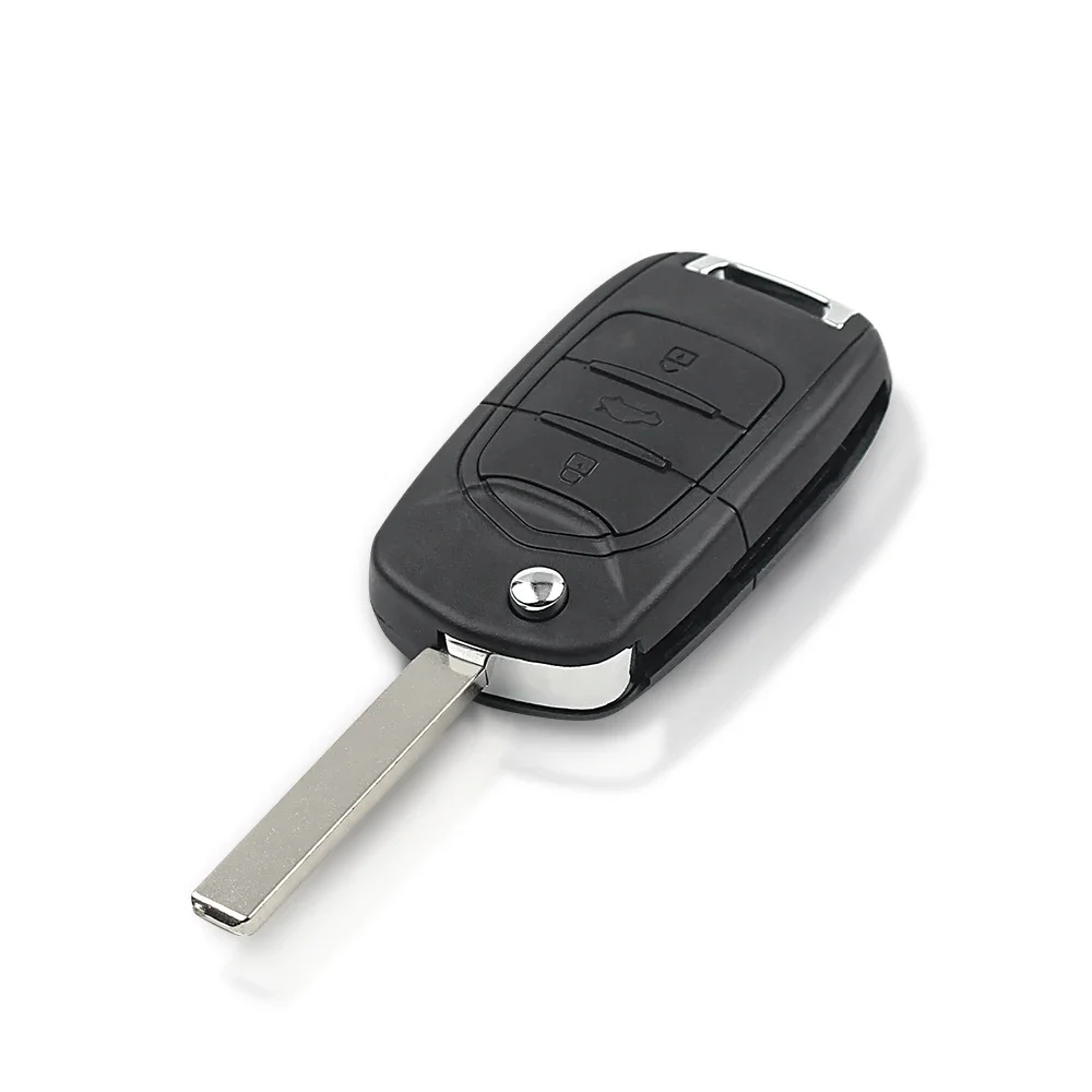 KEYYOU 3 Buttons Replacment Folding Flip Key Case Shell For Wuling Hongguang Baojun 630 730 560 310