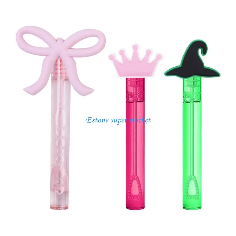 090B 9 個ハロウィンパーティーバブルおもちゃ魔女の王冠の帽子テーマバブルスティックフェスティバル用
