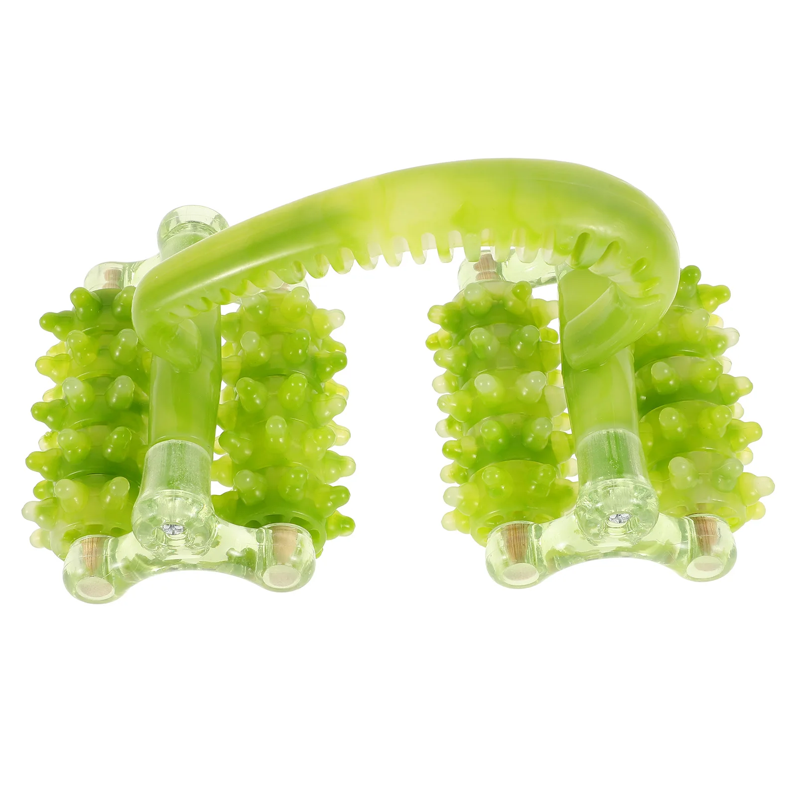 

Green Lunar Massage Roller Handheld for Neck Back Legs Waist Full Body Relaxation and Pain Alleviation Neck Massage