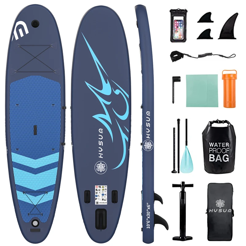 Inflatable Sapboard Sap Sup Board Double Layer Paddleboard With Pump Stand Up Surfboard Backpack Fold Inflavel PVC Boards