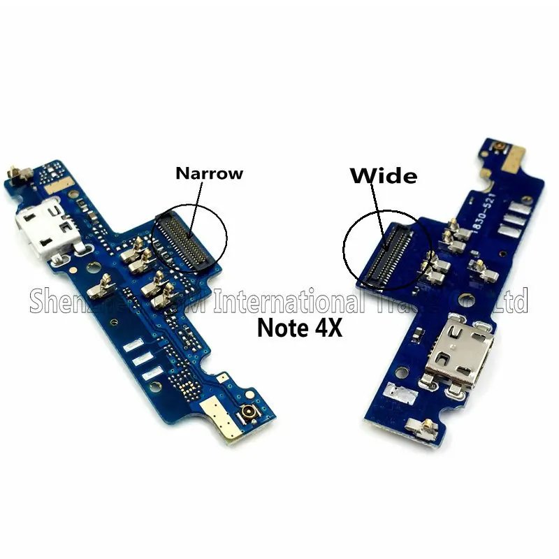 New USB Port Charger Dock Plug Connector Flex Cable For Xiaomi Note 4X 4XPro For Redmi Note 4 Charging Port Board Replacement