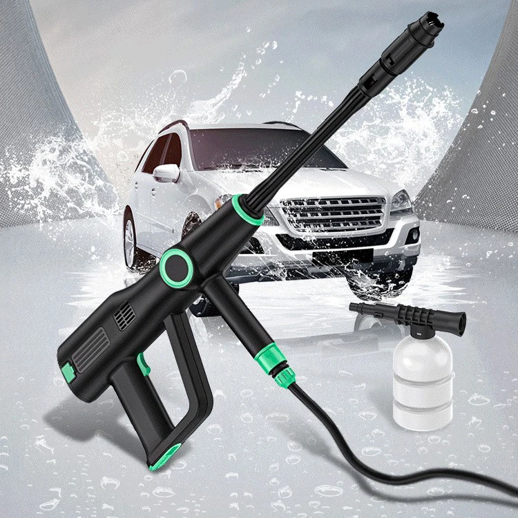 Portable High Pressure Water Gun For Cleaning Car Wash Machine Automatic Garden Watering Hose Nozzle Sprinkler Foam Water Gun