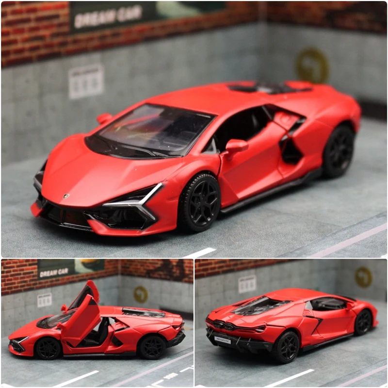 1:36 Lamborghini Revuelto Alloy Sports Car Model Diecast Metal Racing Vehicle Car Model Simulation Collection Childrens Toy Gift