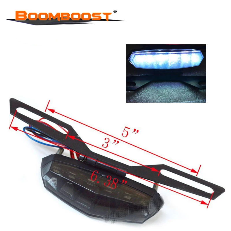 

Задний фонарь для мотоцикла, 6 лампочек, цвет белый