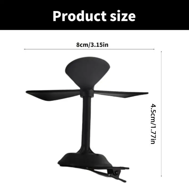 652f Roterende windmolen Copter Haarclip Populaire zijclip Women Kids Barrettes