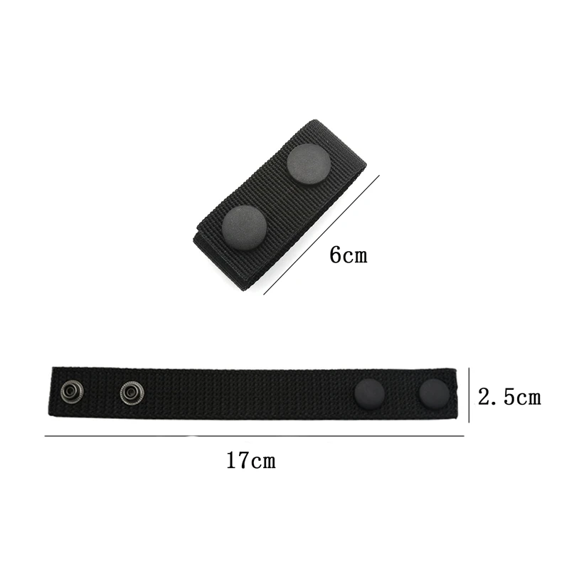 

4Pcs Belt Buckle Heavy Duty Belt Keeper Portable Webbing Strap Belt Equipment Accessories For Outdoor Sports