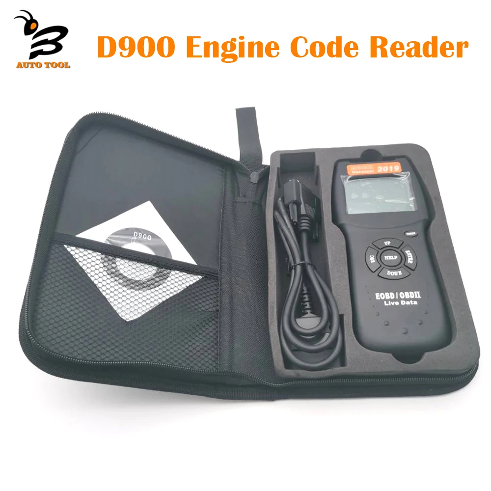 Car OBD2 Scanner Tool D900 Engine Code Reader Diagnostic Tools EOBD OBD2 CAN BUS Error Tester For Multi Brand Cars 2019 Verison