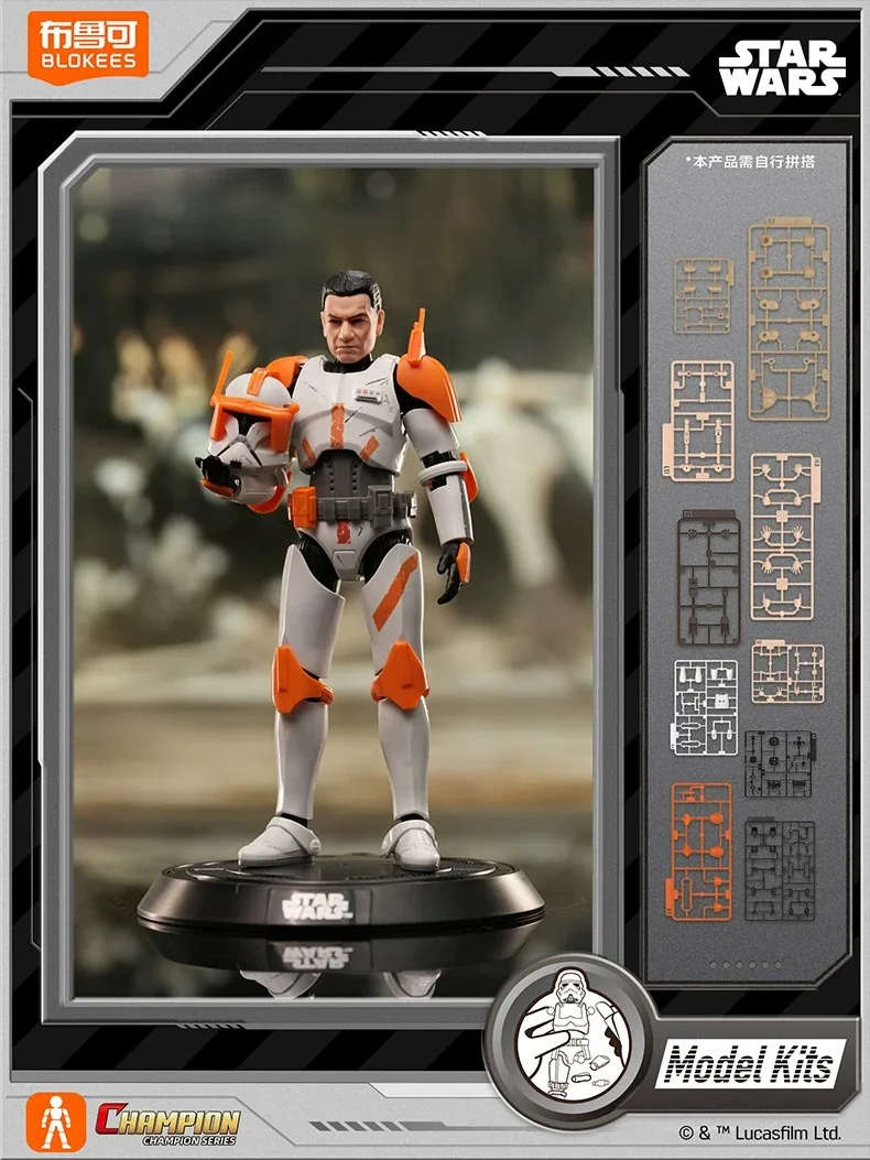 BLOKEES Neue Star Wars Bausatz-Figuren Beyond Edition Klon-Kommandant Cody Obi Wan Kenobi Montagemodell Ornament Spielzeug Geschenk – Detail 15