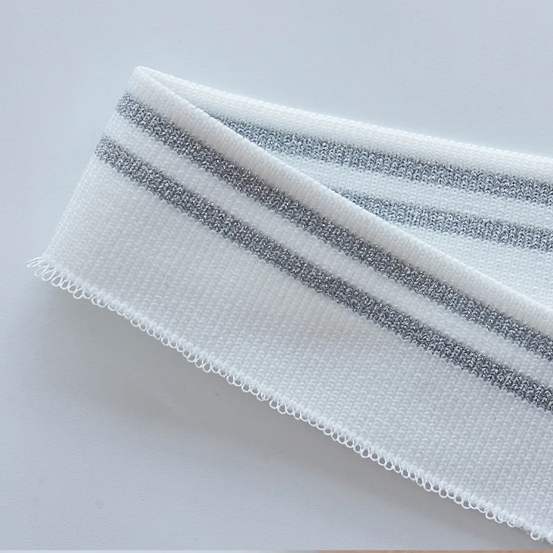 80cm Elastic Cotton Spandex Stretch Knit Cuff Waistb And Leg Arms Collar Hem Rib DIY Accessories Sewing Fabric TJ0509