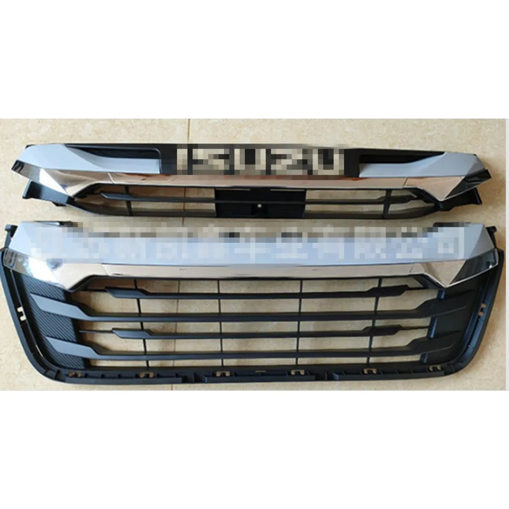 Modified Racing Grille Pickup Car Front Grills Mesh Bumper Mask Auto Cover Grille Parts For Isuzu D-max Dmax 2020 2021 2022 2023