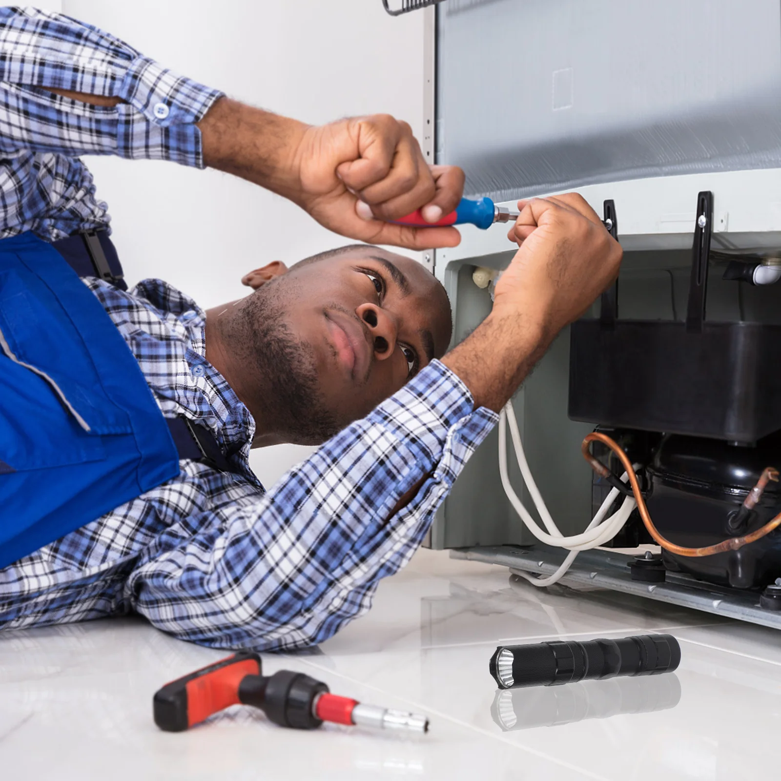 

3W 300Lm Mini Led Flashlight Black Waterproof Shockproof For Outdoor Camping Hiking Hunting Torch Keychain Aluminum Alloy Light