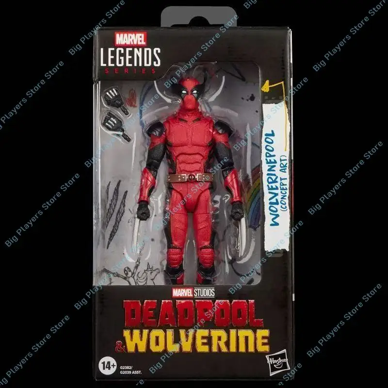 hasbro-marvel-6‑inch-action-figure-deadpool‑colored-wolverine-movie-version-action-figure-model